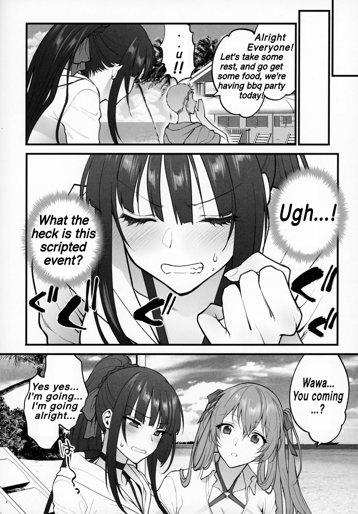 Hentai Manga Comic-I Just Came To Show You My Swimsuit!!-Read-7